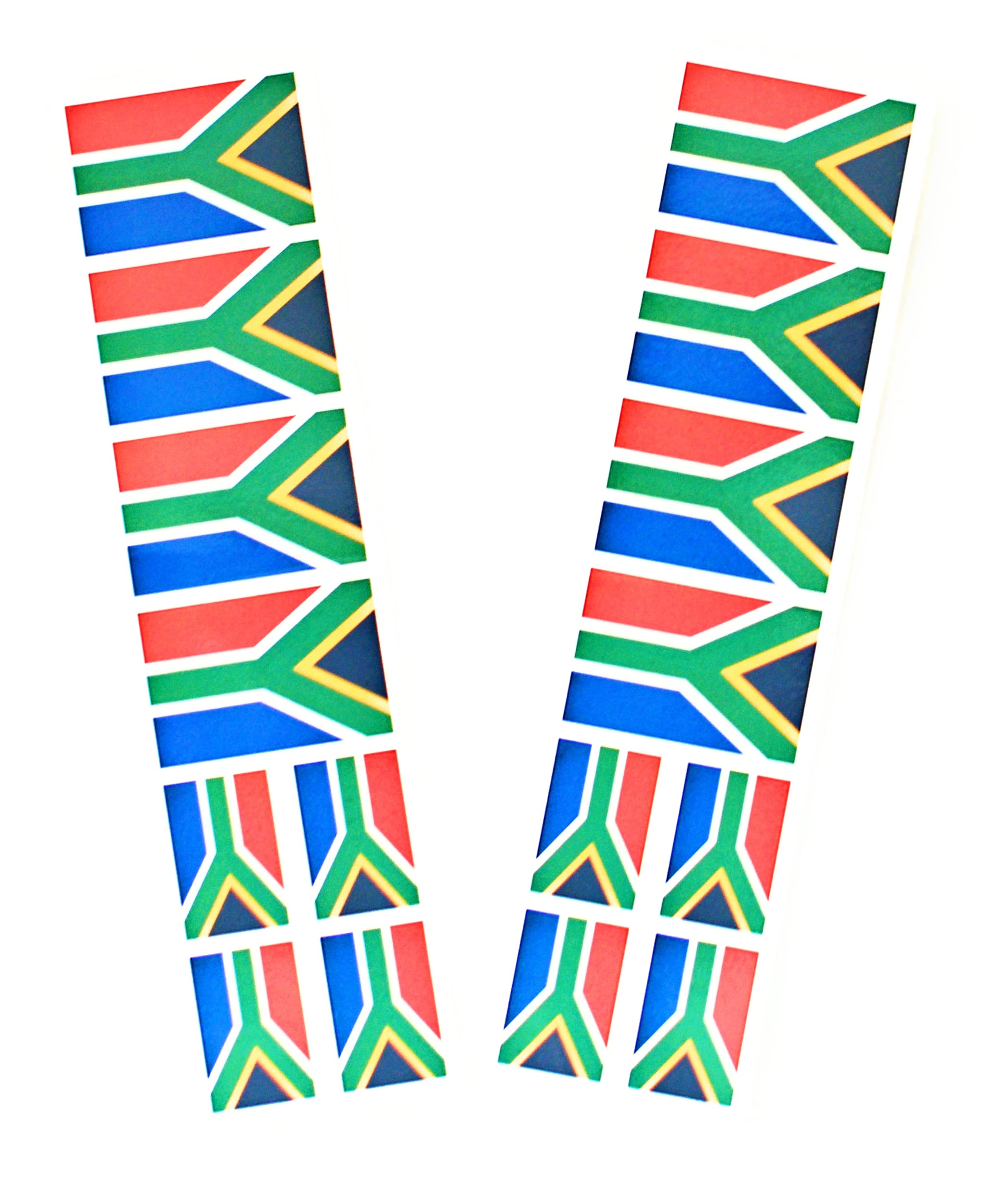 16 x South African Flag temporary body Art tattoo