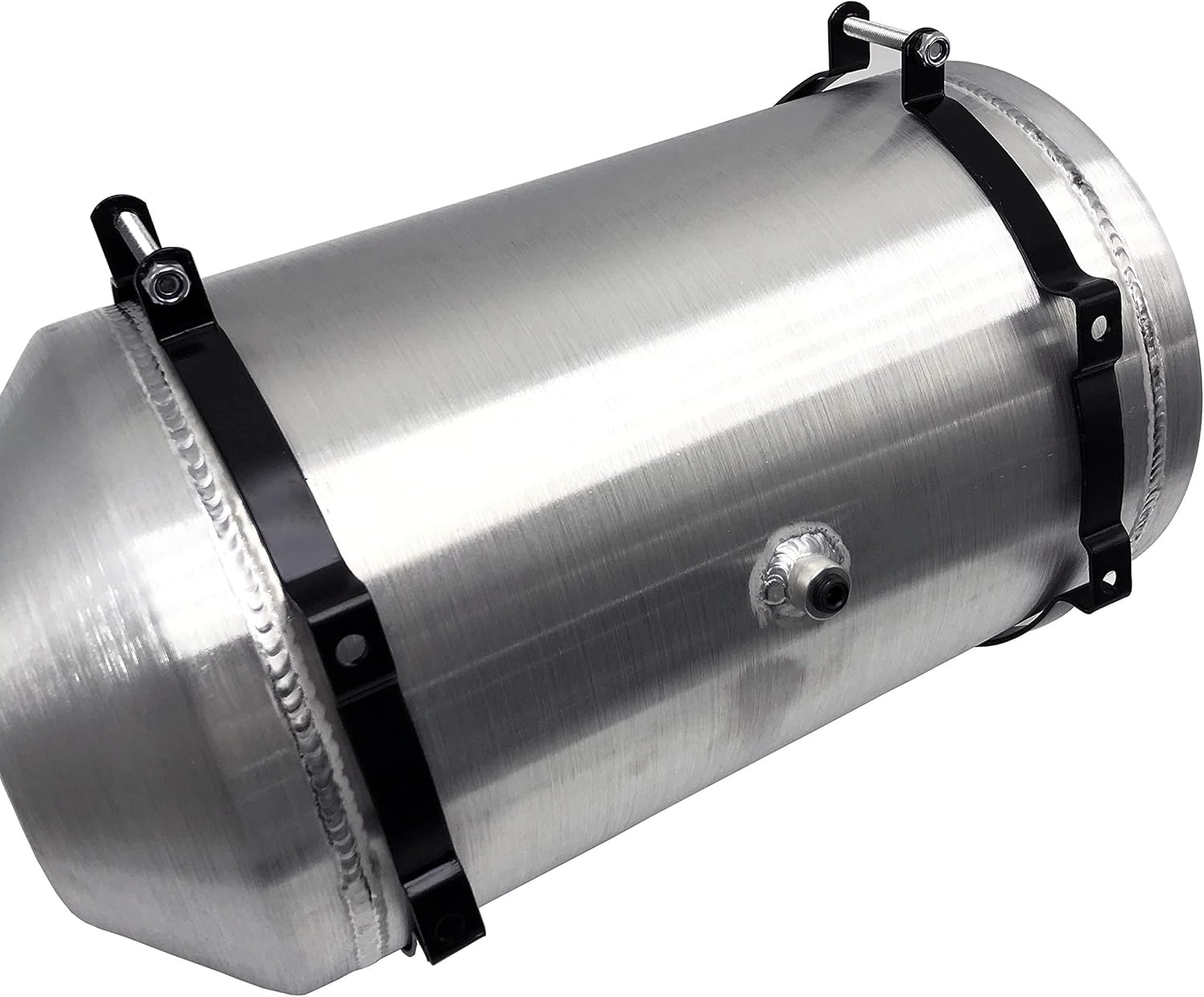 JSD 10" x20" 6.75 Gallon Spun Aluminum Fuel Tank / Gas Tank 1/4" NPT Outlet Center Fill