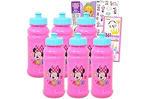 6pc Minnie Mouse Travel Bundle for Toddler Girls: Everything They Need for Hydration Fun!