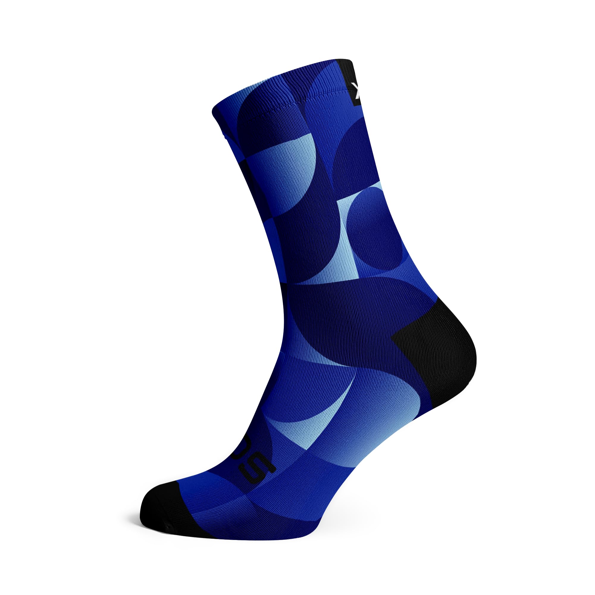 Sox Footwear Unisex Blue Solid Royal Crew Socks, 42-47