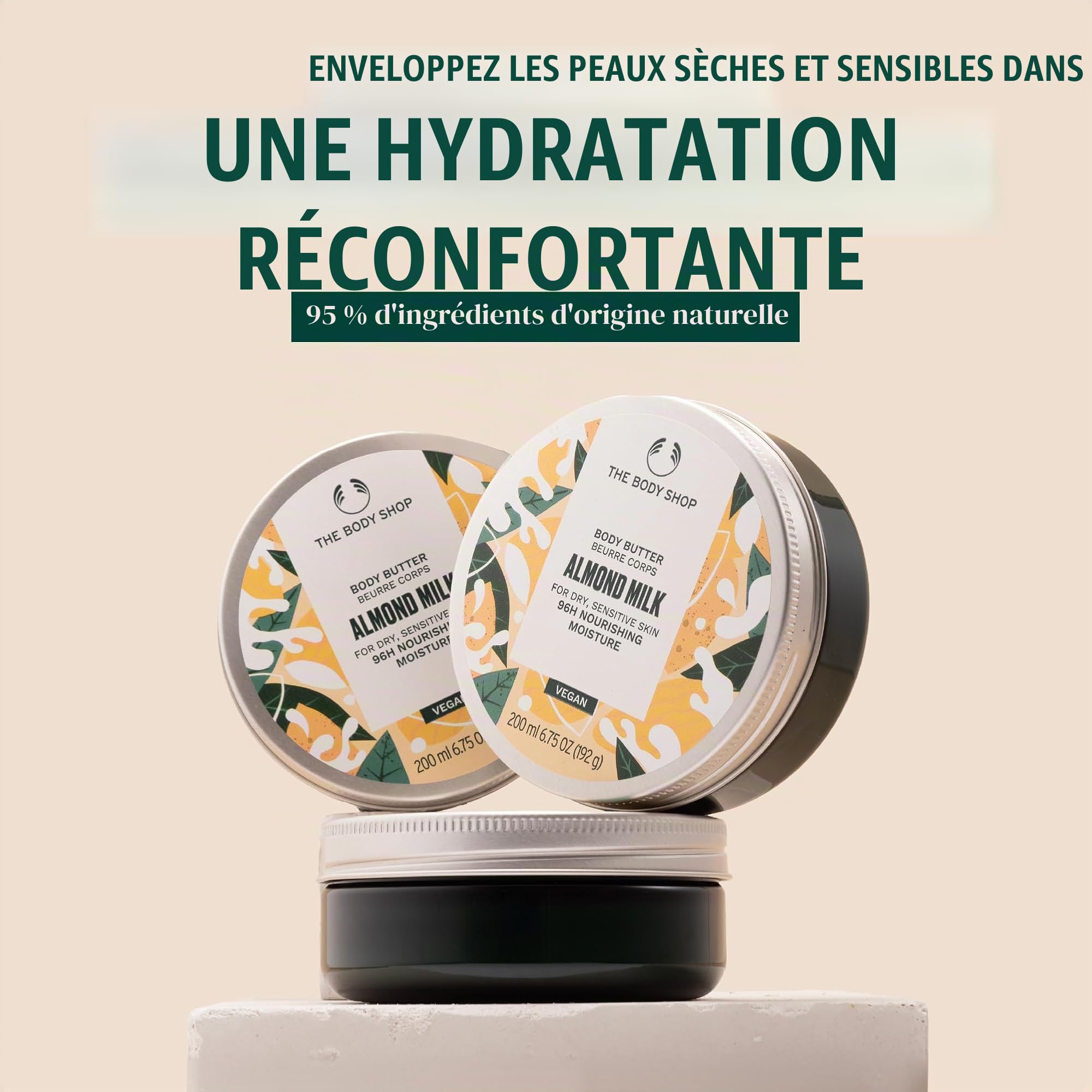 THE BODY SHOP Beurre corporel au lait d'amande 200 ml