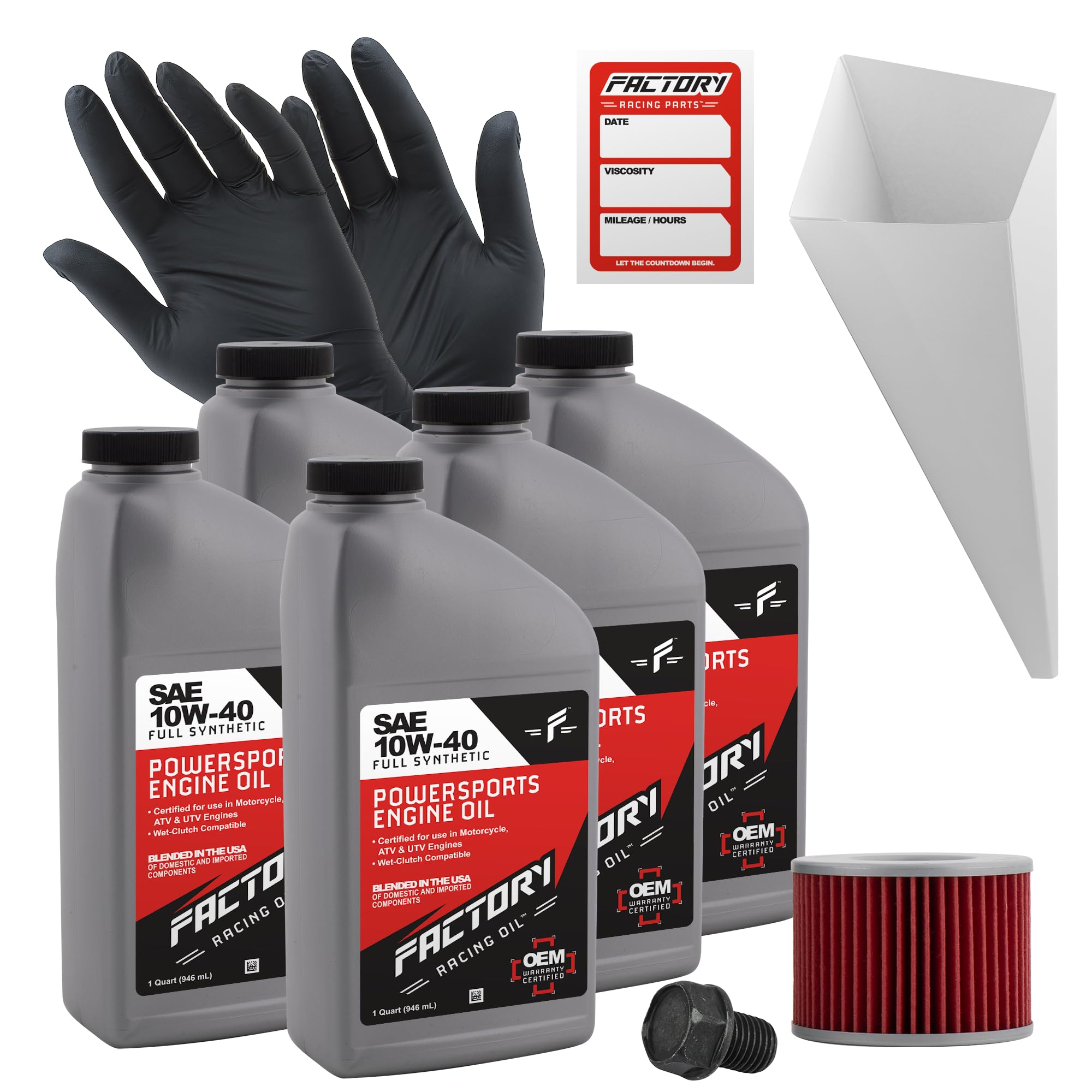 Amazon.com: Factory Racing Parts Oil Change Kit compatible