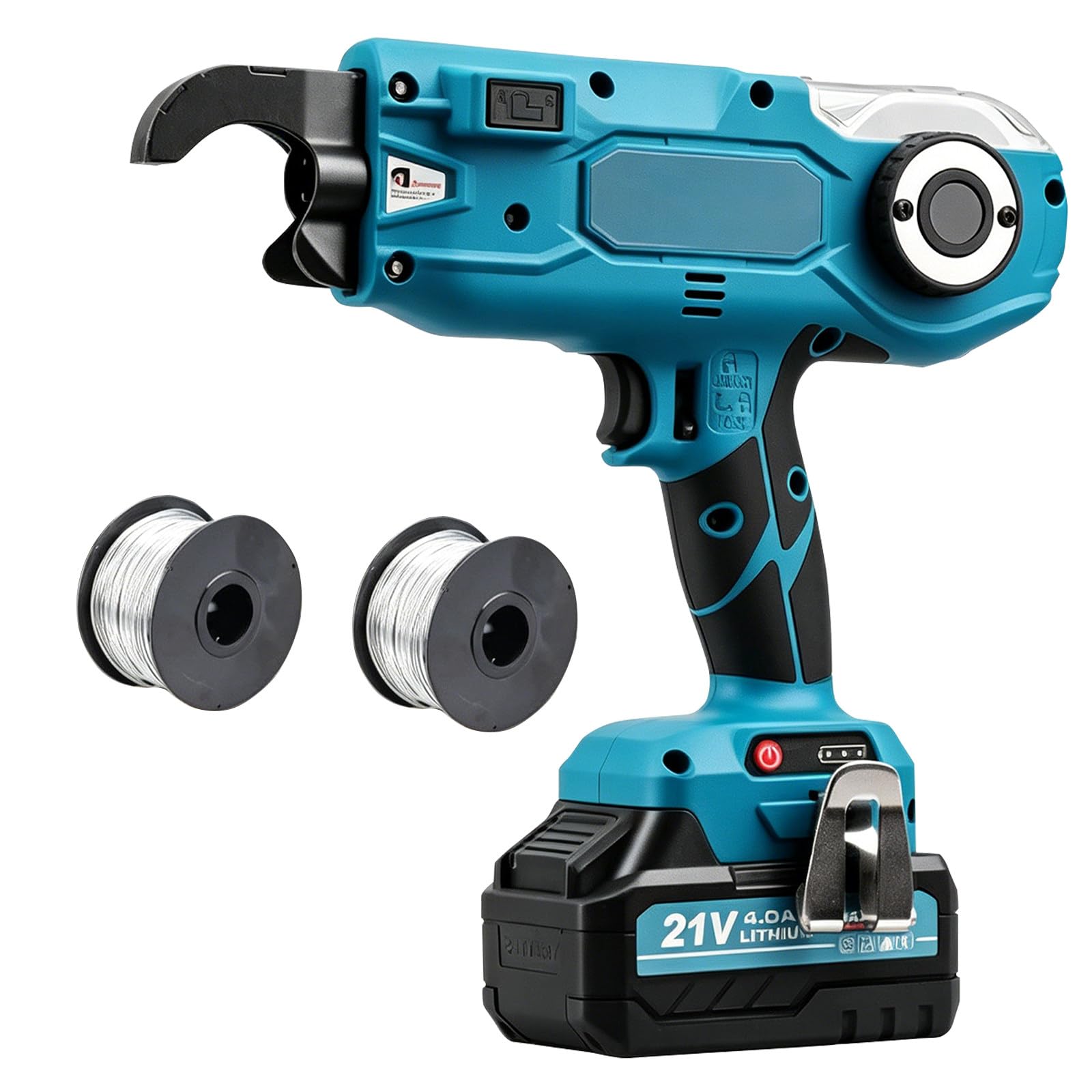 SHAHRYAR Electric Rebar Tying Tool, Rebar Tying Machine, 8-34mm / 30-60mm Binding Range, Can Tie 500–540 Knots, For Reinforced Concrete Construction 30–60mm