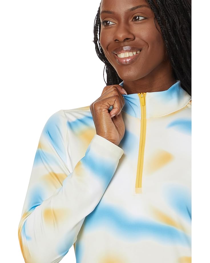 adidas Golf Ultimate365 Printed Mock Quarter Zip Golf Pullover - #3 of 4