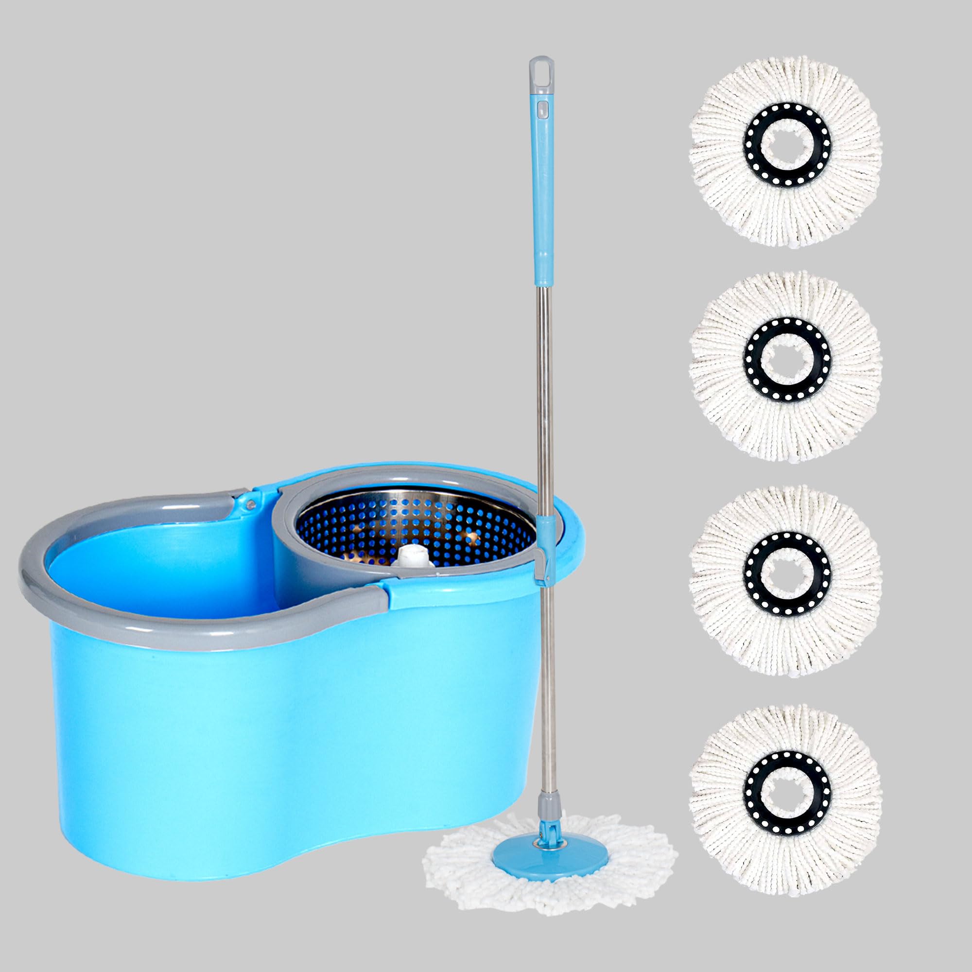 See full amazon price history chart for Sumoware Industries Spin Mop with Stainless Steel Wringer, Bucket Floor Cleaning and Mopping System, 4 Microfiber Refills, Blue Sumoware Industries Spin Mop with Stainless Steel Wringer, Bucket Floor Cleaning and Mopping System, 4 Microfiber Refills, Blue (B0D5BF1TQG) Amazon Price History, Amazon Price Tracker