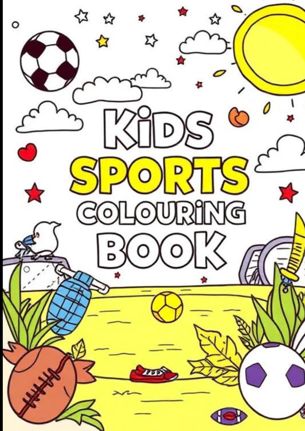 Kids Sports Colouring Book: Big adventures for little hands!