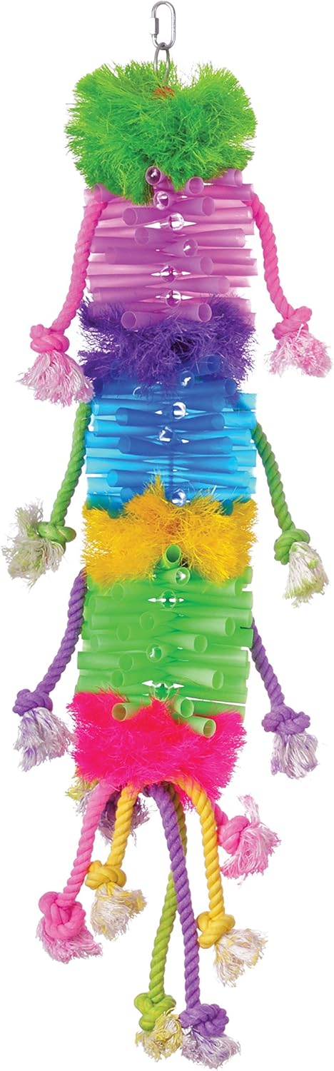 Prevue Pet Products Calypso Creations Caterpillar Bird Toy 62665