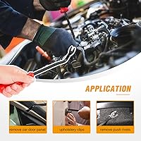 Vista 31 de GOOACC - GRC-47 Clips universales de plástico para guardabarros, 200 clips de remache con 6 tamaños de clips de retención de carrocería