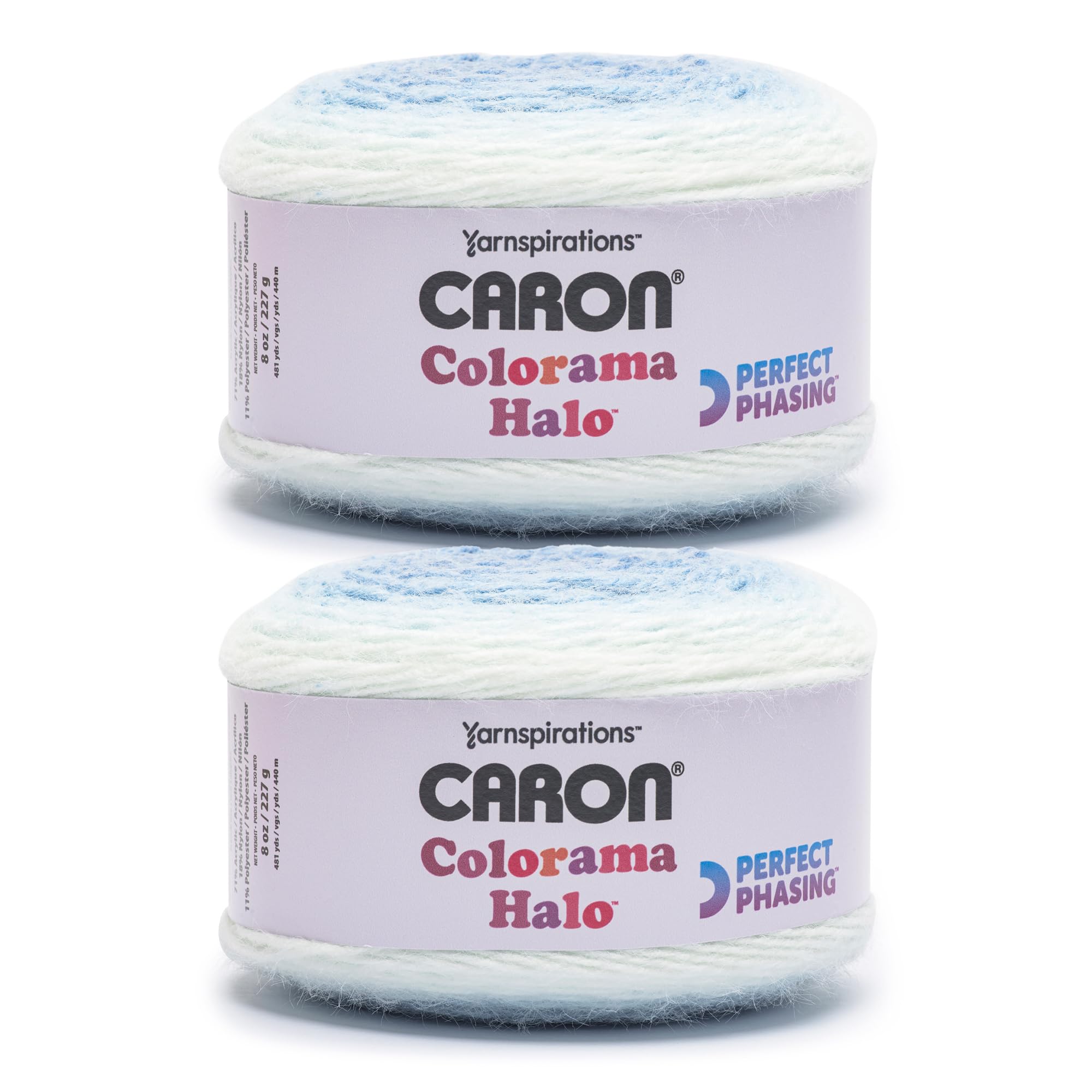 CARON Colorama Halo Cake Yarn, Skylight Frost — image 1