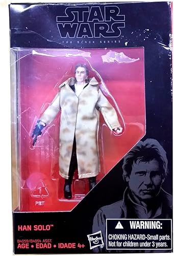 Star Wars La Serie Negro Han Solo 2015(Endor) Figura de acciĂłn exclusiva 3.75inches Star Wars La Serie Negro Han Solo 2015(Endor) Figura de acciĂłn exclusiva 3.75inches