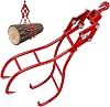 Logging Tongs 36 inch, Swivel Steel Log Tongs Timber Claw Hook, Heavy Duty Log Skidding Tongs 3000 Pounds Lifting Capacity for Trucks, ATVs, Tractors, Forklifts