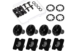 Landhoow 100Pcs 6-32x3/4" Screws for Football Back Plate