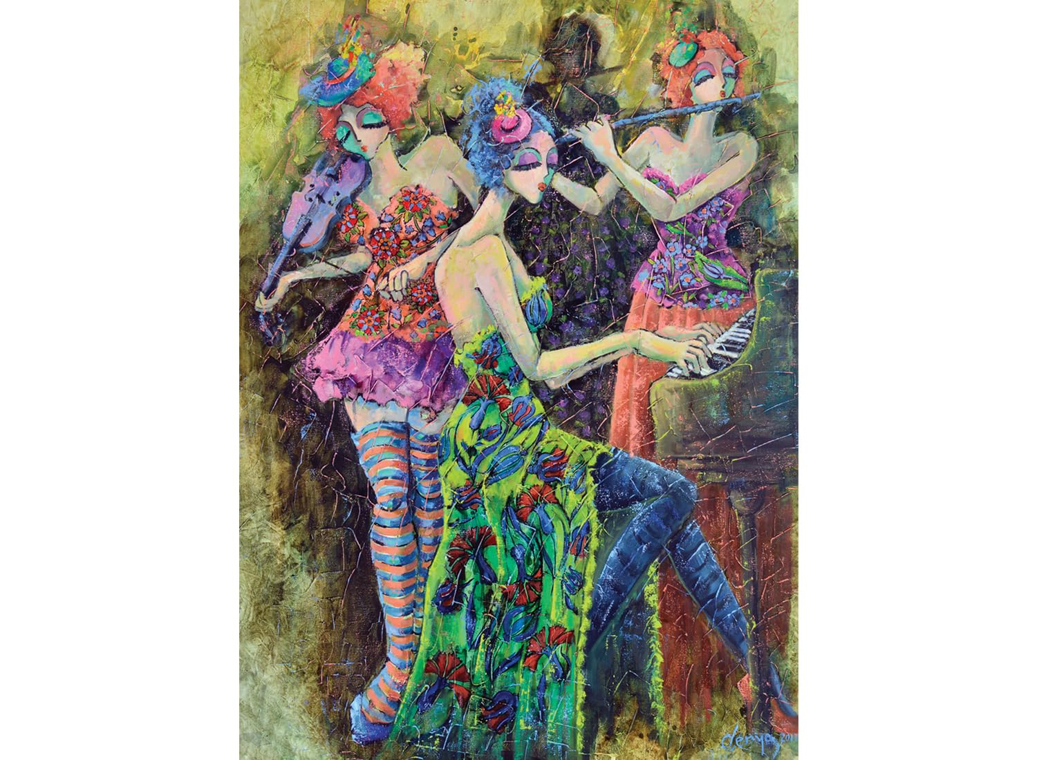 Anatolian Puzzle -Color Trio 1000 Piece Jigsaw Puzzle # 1046