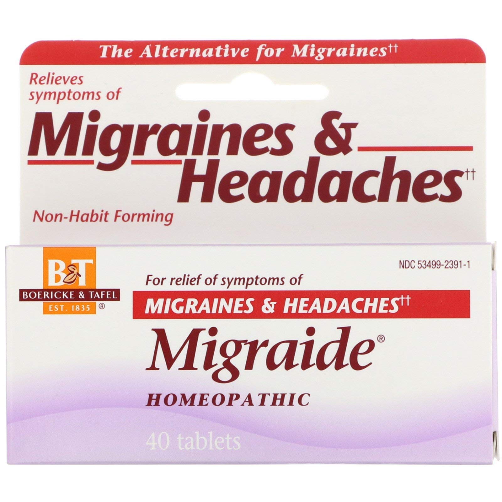 Nature's Way Migraide, 40 Tablets