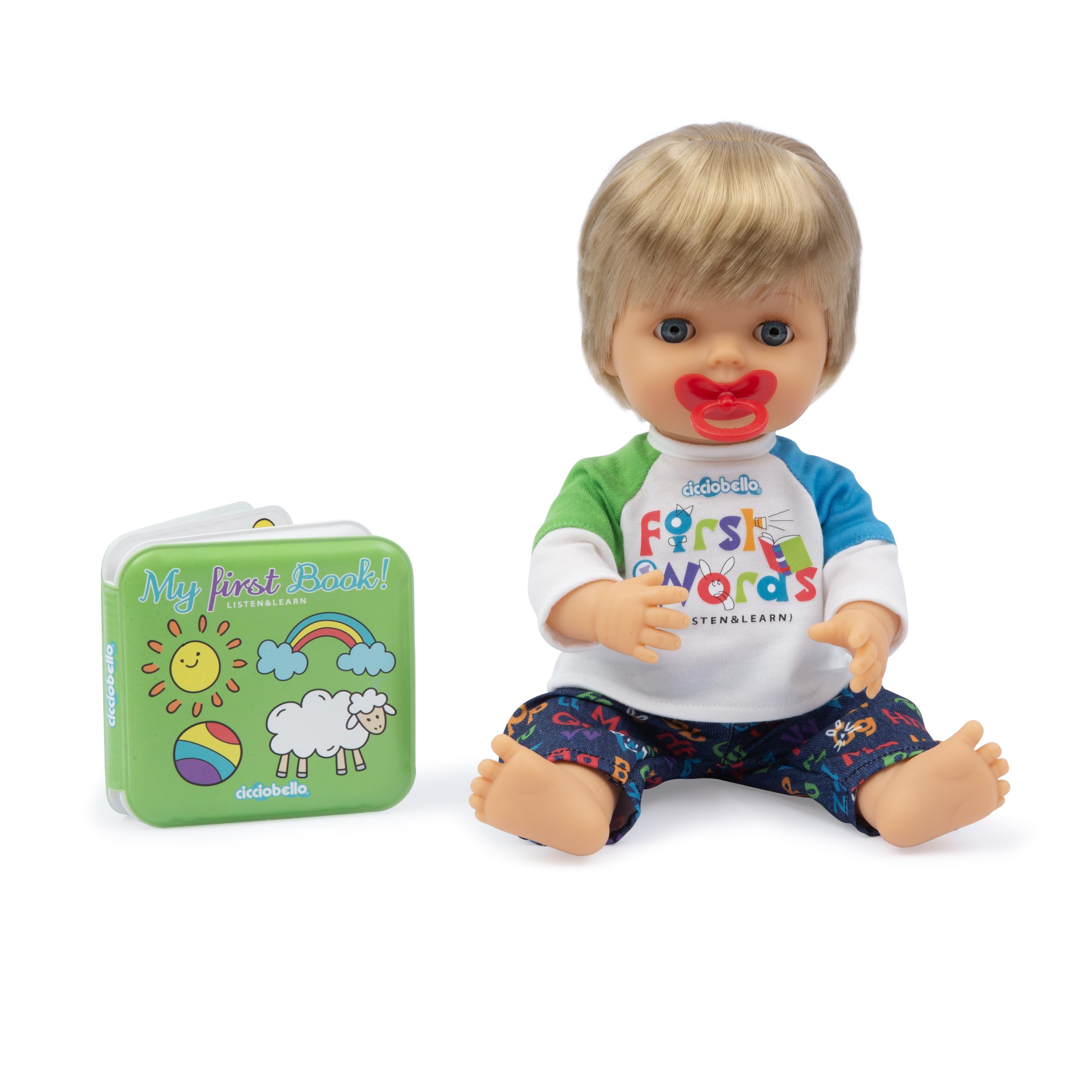 Cicciobello, Poupon interactif 30 cm, Premiers Mots, Corps Dur, pour Les Enfants à partir de 2 Ans, CCBF0