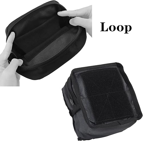 Miniatura 10 de Bolsa táctica Molle compacta EDC Utilidad Gadget Bolsa de cintura Bolsas de almacenamiento Administrador Organizar equipo Gadget para mochila