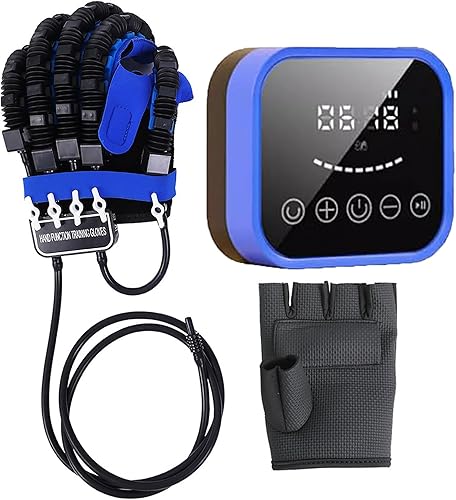 Miniatura 9 de Guantes robóticos rehabilidad, equipo de recuperación de trazo de mano de hemiplejia, entrenamiento de cinco dedos y dedos divididos, ortesis