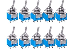 Taiss 6 Pin Toggle Switch: Reliable and Durable for Diverse Applications