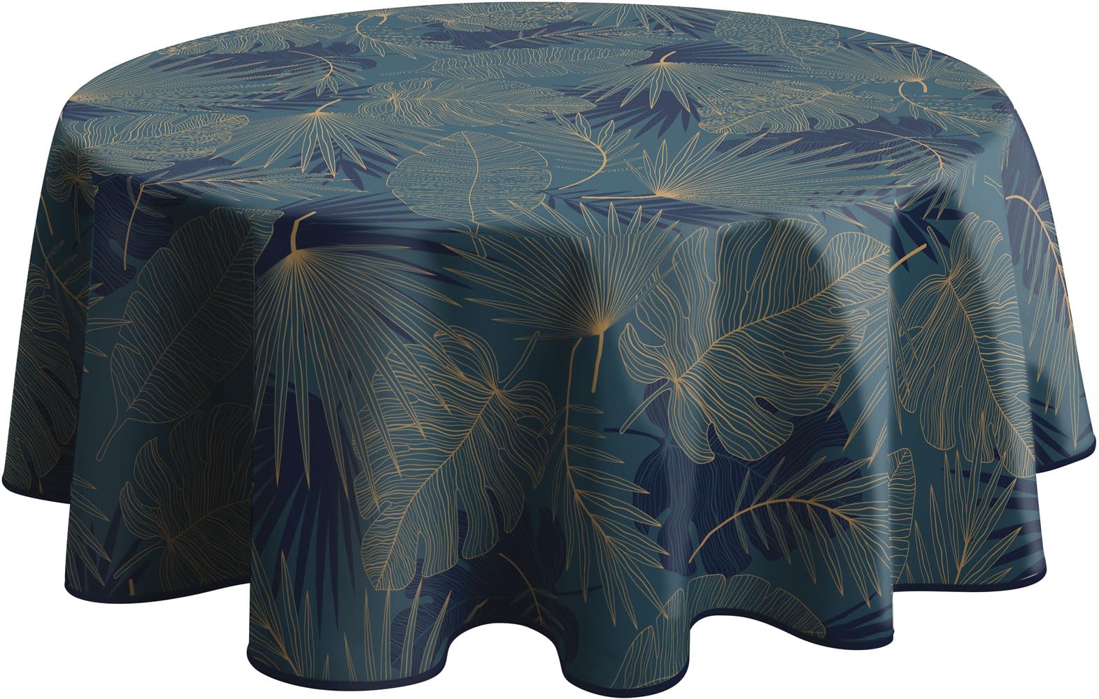 Nappe Anti-​Taches Olinda Bleu - Ronde 160 cm