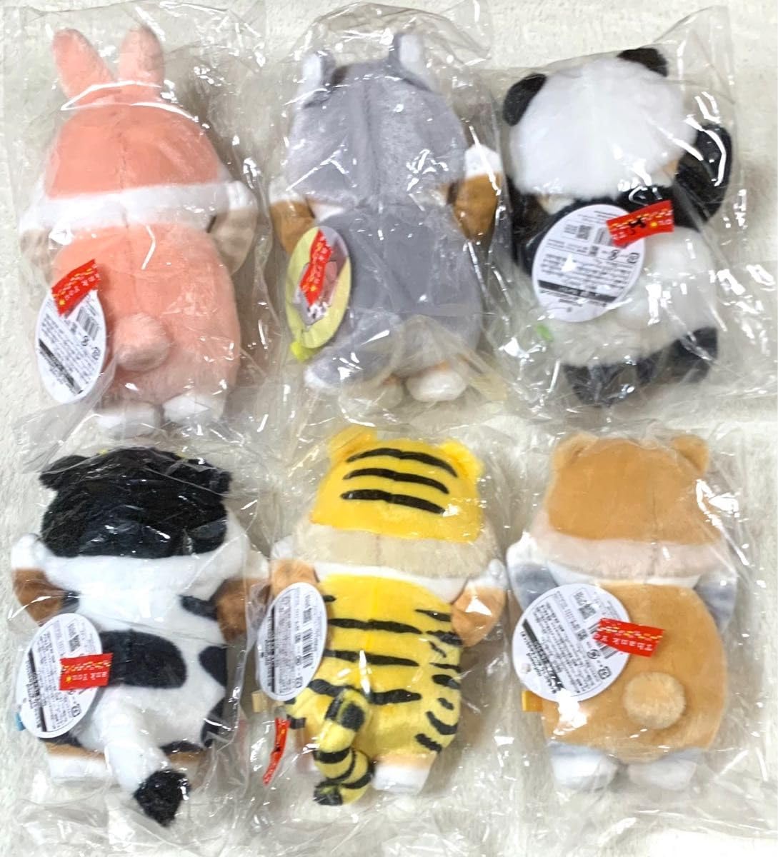 mofusand モフサンド 着ぐるみにゃん ぬいぐるみ SS 6点セット mofusand モフサンド 着ぐるみにゃん ぬいぐるみ SS 6点セット