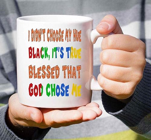 Miniatura 4 de Housewarming Gift for Mom - I Didn't Choose To Be - African Quote - 11 Oz White Ceramic Coffee Mug
