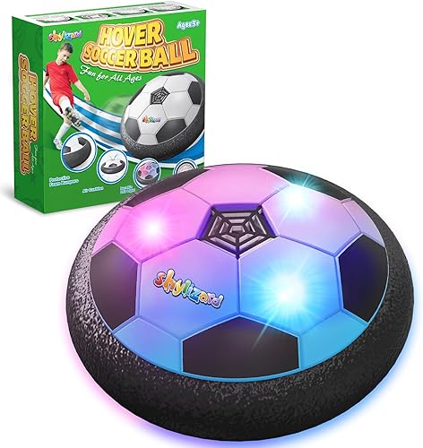 Hover - Balón de fútbol para niños, regalos para niños de 3, 4, 5, 6, 7, 8 años, pelota de fútbol para niños con luz LED, pelota de fútbol flotante
