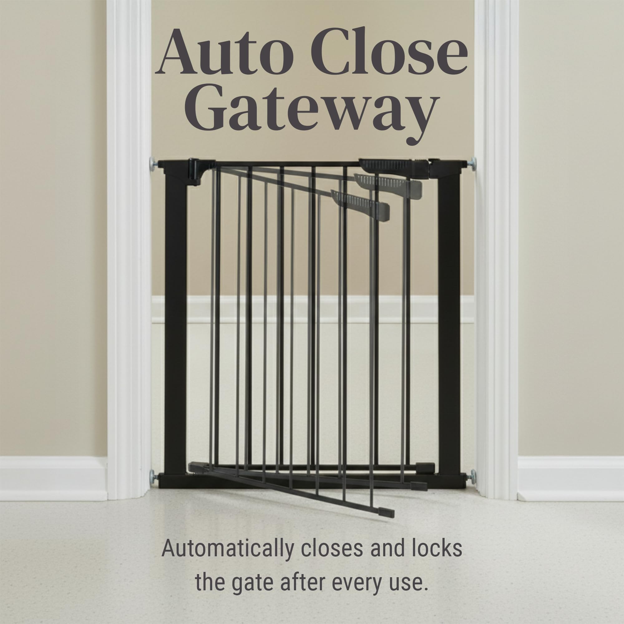 Amazon.com: KidCo Auto Close Gateway Baby Pressure Gate - No Tools