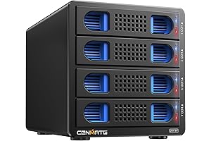 4 Bay JBOD Hard Drive Expansion Enclosure: Expandable Storage for Optimal Performance with USB 3.0