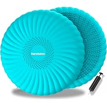 Wobble Cushion Core Balance Disc, Wiggle Seat for Sensory Kids to Stay Focused, Non-slip Balance Pads with Inflation Pump for Physical Therapy & Core Strength