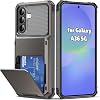 Funda para Samsung A36 5G con Billetera, 5 Ranuras para Tarjetas de Crédito para Galaxy A36 | Funda Tipo Flip con Compartimento Oculto y Ranura para Tarjetas para Hombres y Mujeres, Resistente a Golpes, Doble Capa con Cubierta Rígida Protectora, Color Gunmetal 1
