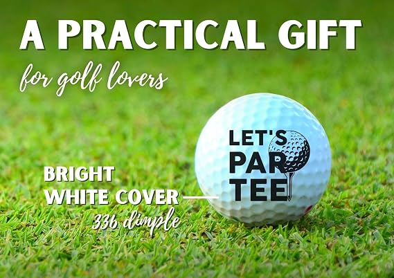 Father in Law Golf Gifts - The Man The Myth Best Father in Law Ever Golf Balls - 3 Pack White in Gift Box