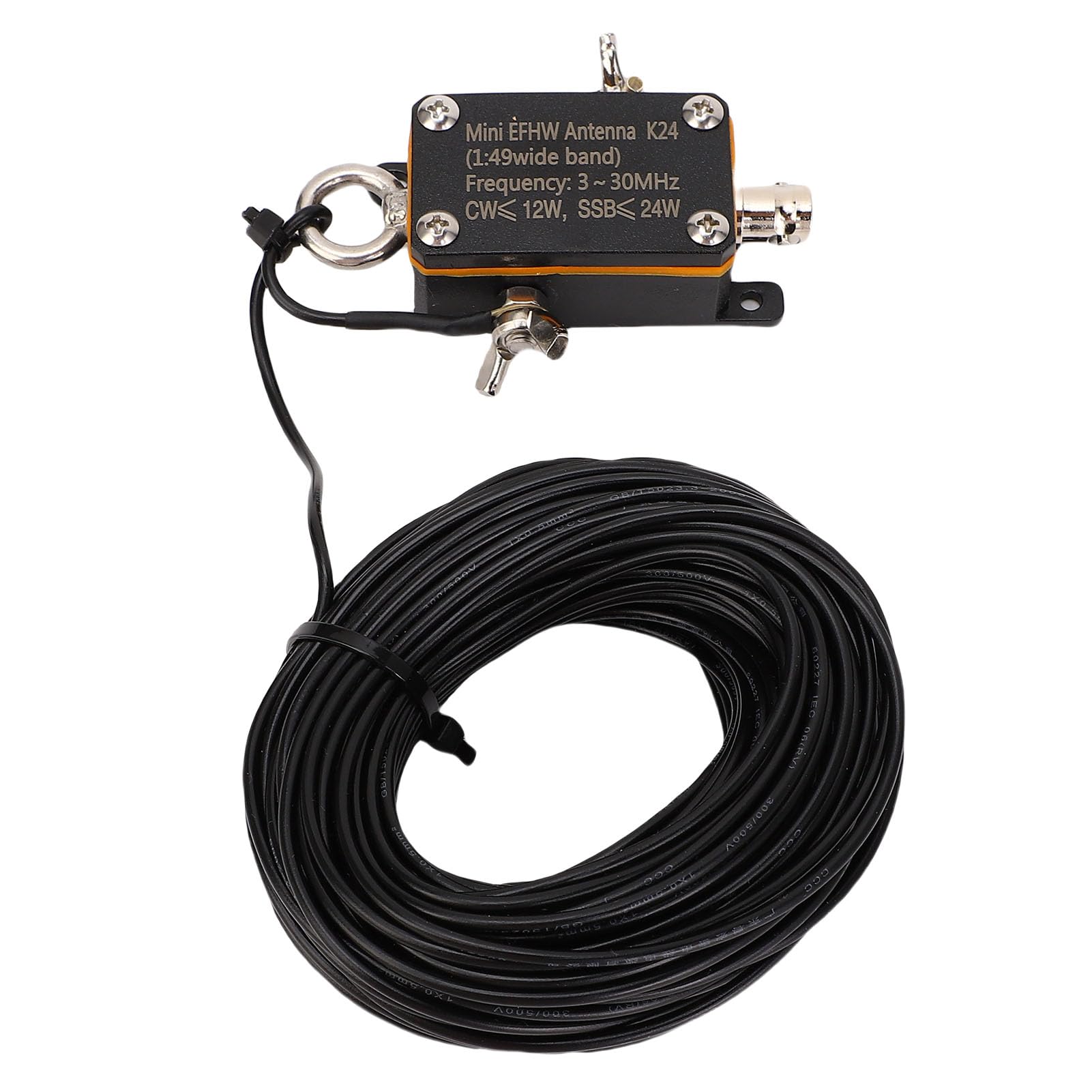 Generic Antenas Portátiles de Corta con Diseño Compacto para Comunicación de Radioaficionados 3-30MHz Aleación de Aluminio 1 Unidad