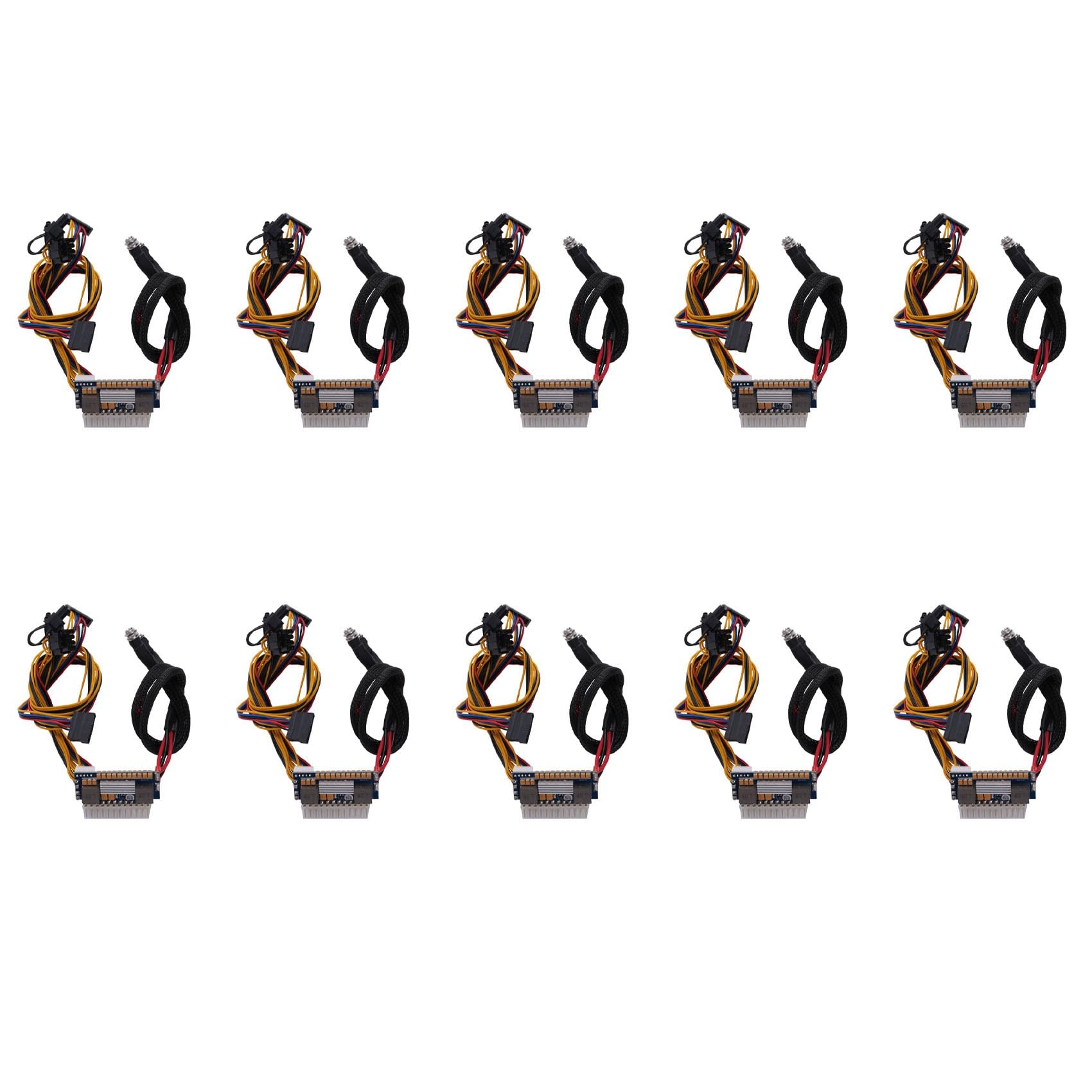 10X 450W 24Pin 12V DC Pico de Entrada 450W Salida Realan Mini ITX Pico PSU DC ATX Interruptor de PC DC-DC ATX Fuente de Alimentación para Computadora