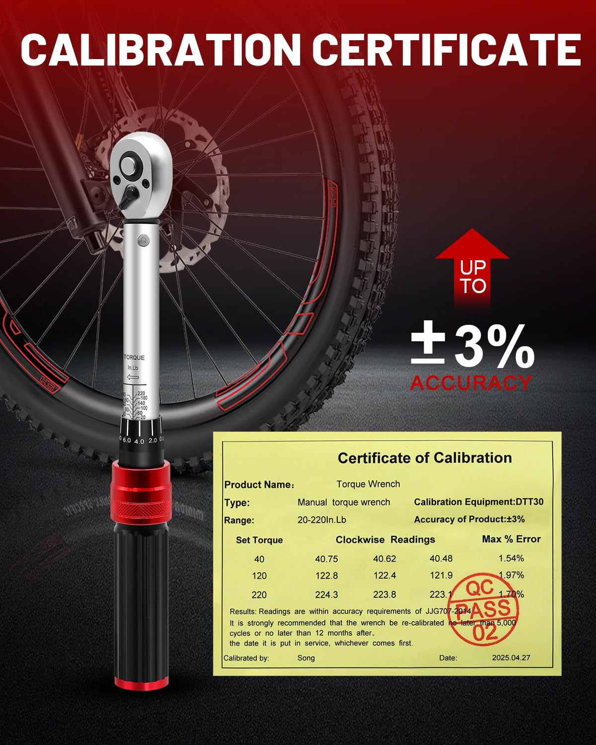 Roartisa 1/4inch Drive Torque Wrench Set 32-Piece, 10-220 in