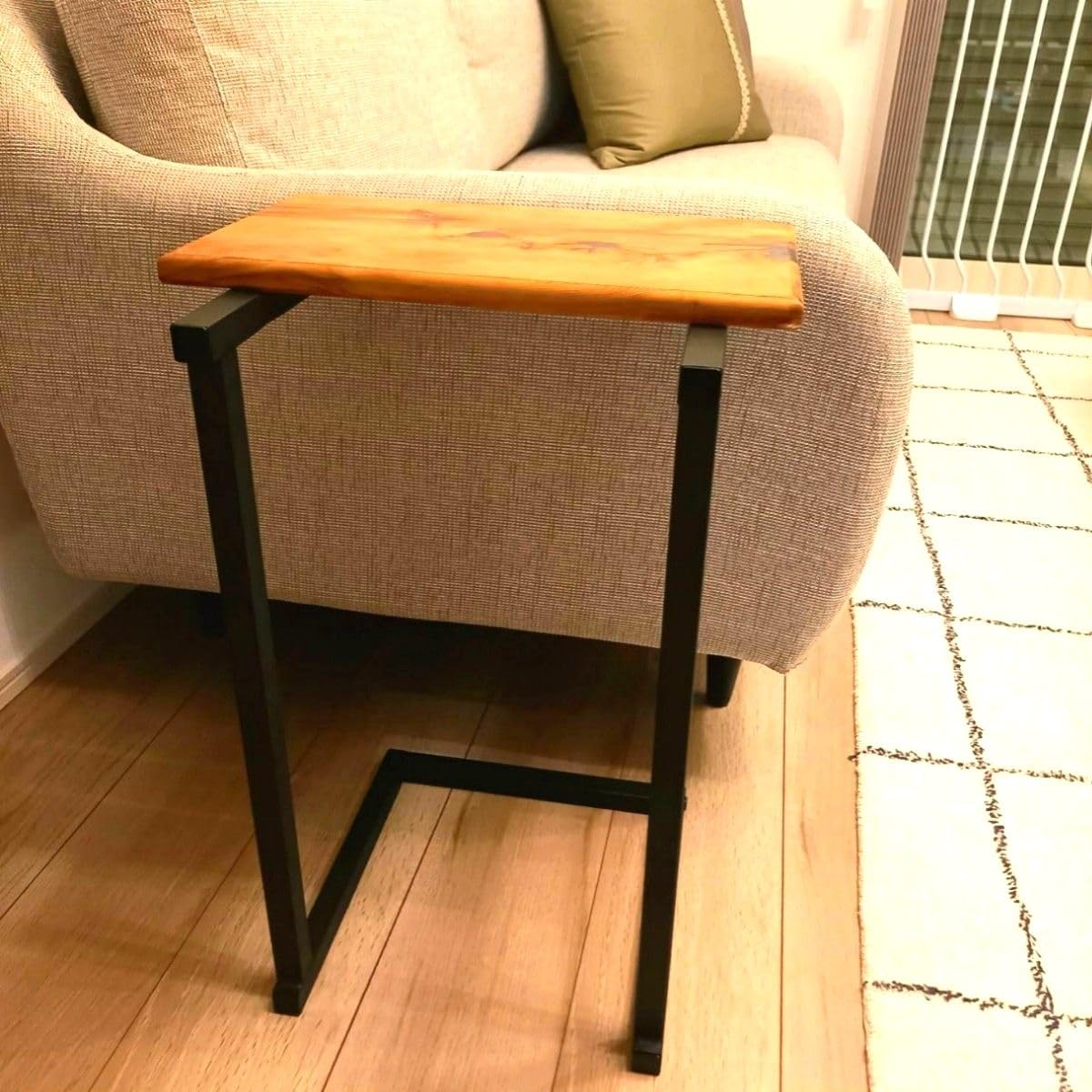 サイドテーブル　無垢材　屋久杉　レジン 専用出品】屋久杉 サイドテーブル ローテーブル・リビング