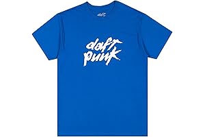 Official Daft Punk Classic Logo Tee: Unify Your Wardrobe with Electronic Music Heritage