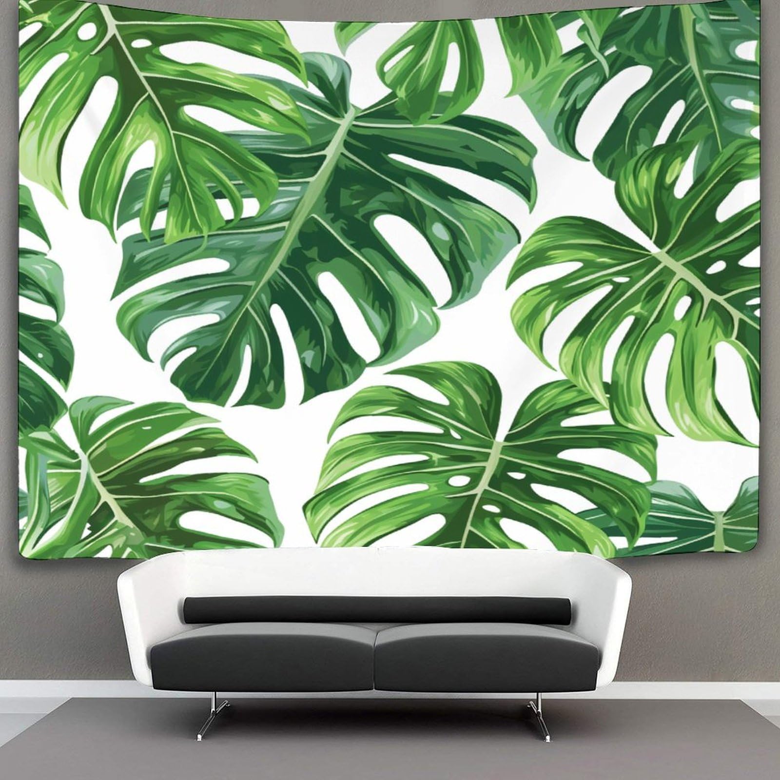 NQHXLRUDC 3D Green Palm Tree Print Wall Blanket Home Decoration Bedding Poster Wall Art Tapestry Tapestry Wall Hanging Soft Polyester for Living Room Bedroom Dorm Deco 180cmx230cm