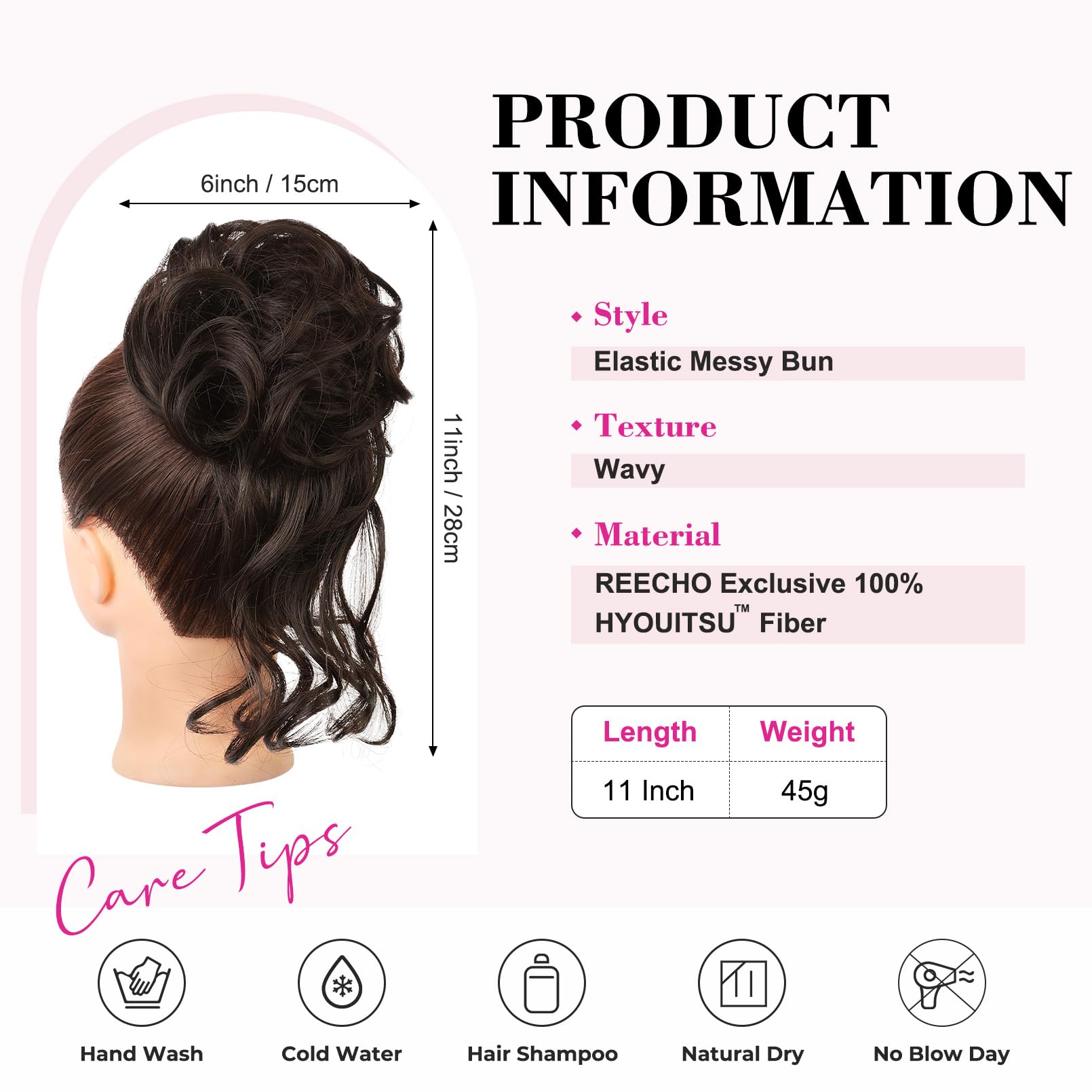 REECHO Messy Bun Hair Piece - Image 2