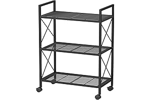 SONGMICS 3-Tier Metal Storage Rack for Two Cricut Machines