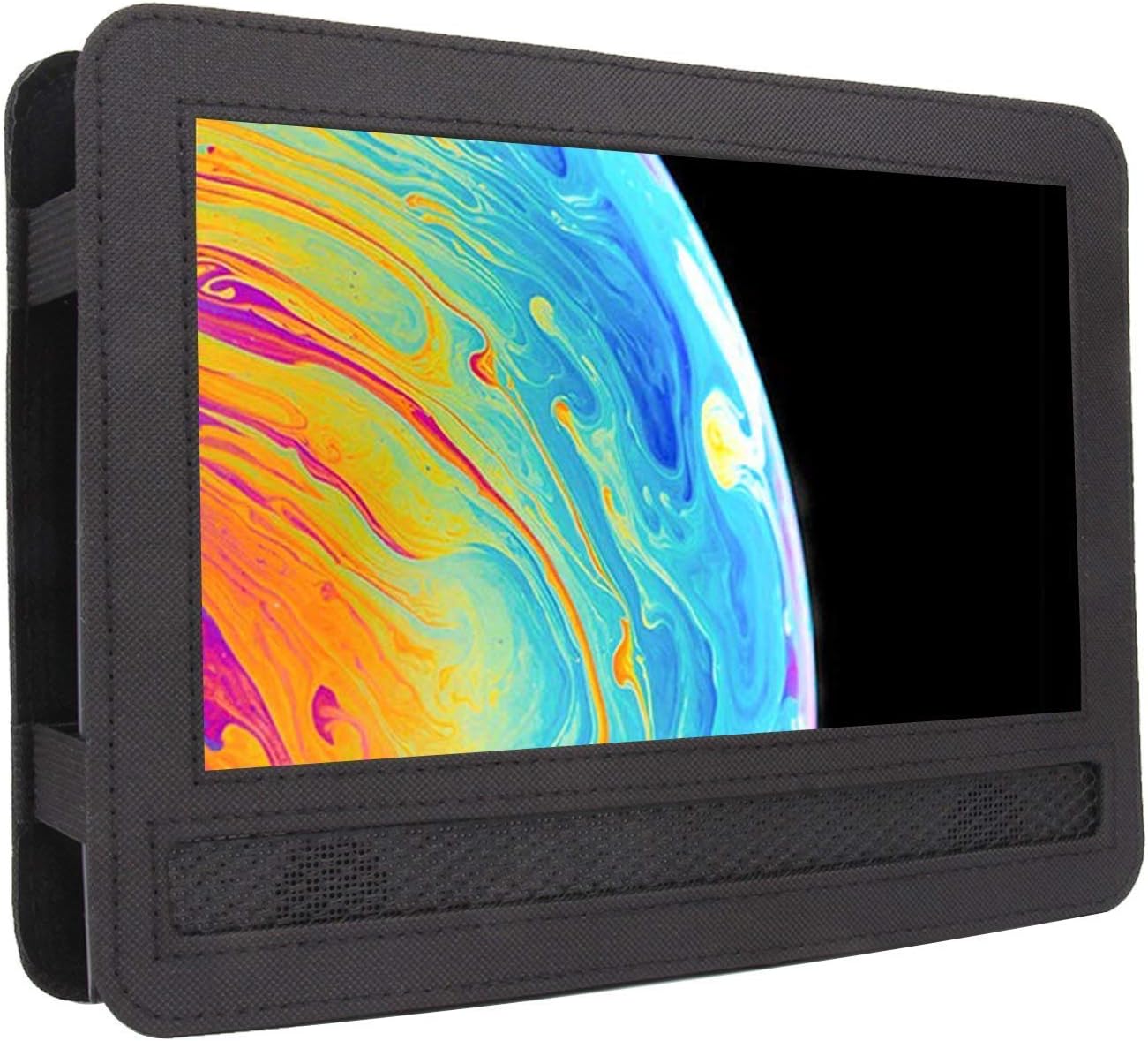 ieGeek Car Headrest Mount Holder Strap Case for Swivel & Flip Style Portable DVD Player, Suitable for ieGeek 11.5 inch DVD Player