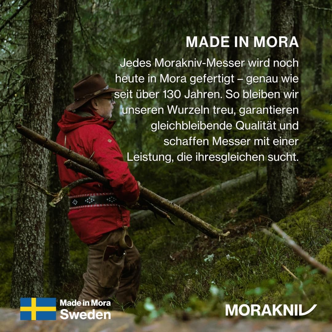 Morakniv Outdoor Messer mit Scheide - Mora Companion S - 2-Pack - Jagdmesser Feststehende Klinge aus Edelstahl - 2,5 mm - Hergestellt in Schweden - Survival Messer für Camping & Jagd
