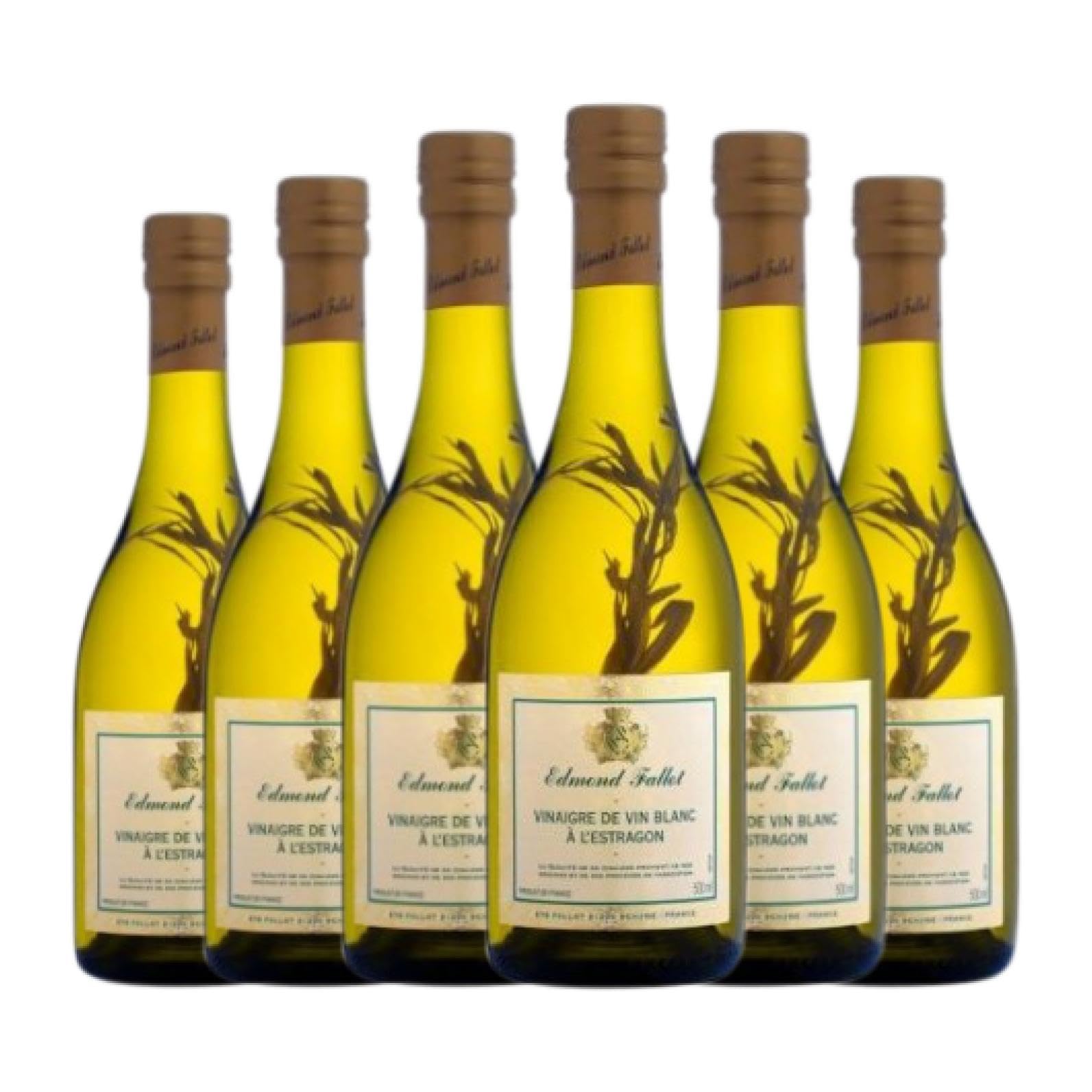 Edmond Fallot Vinagre Estragón Botella 50 cl Caja 6