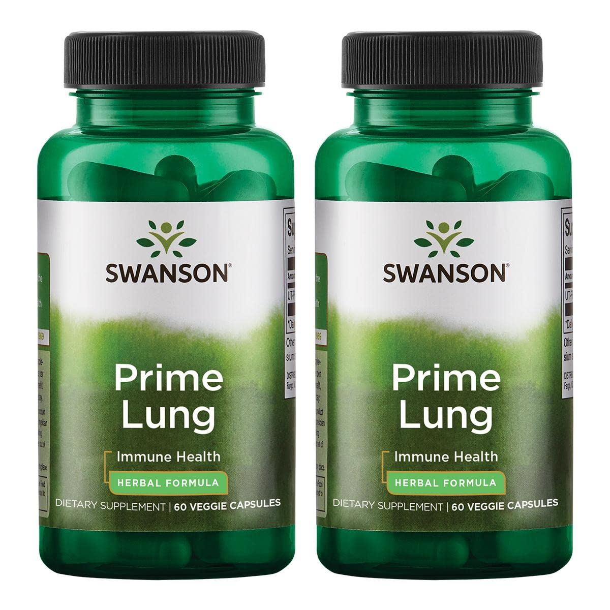 SwansonPrime Lung 60 Veg Caps (2 Pack)