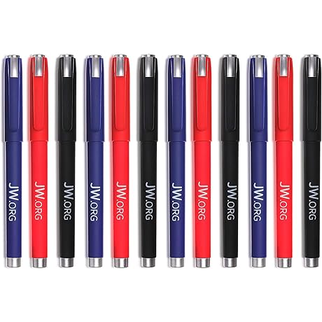 JW Organization Pens with JW Logo (12-Pack)