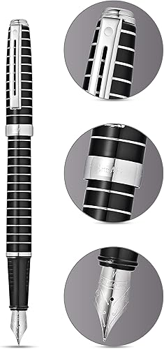 Vista 19 de Sheaffer Prelude - Bolígrafo metálico mate Metal (Gun Metal)