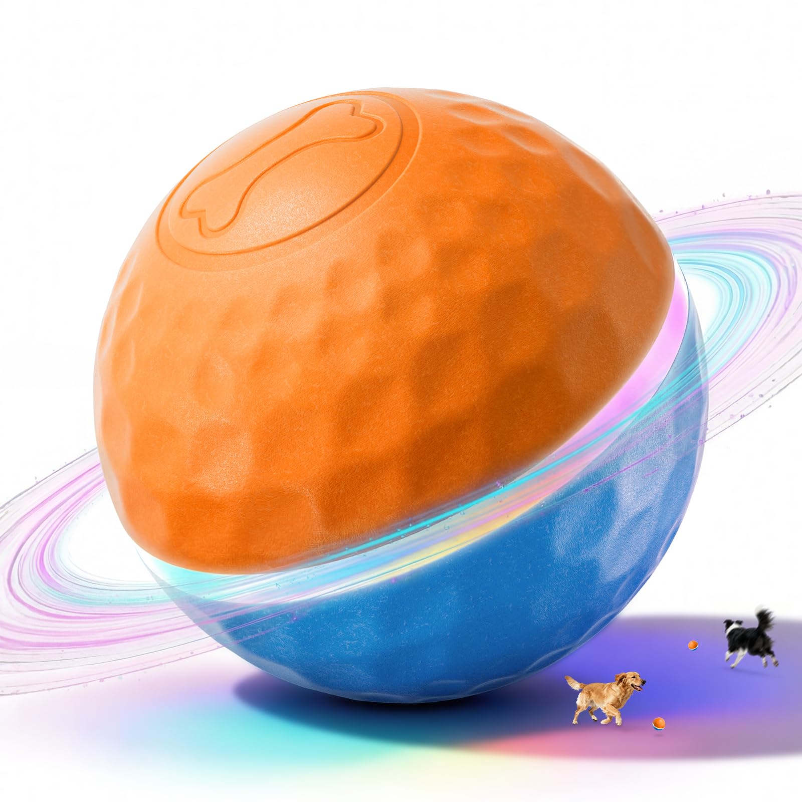 Interactive Dog Toys - Palla per cani, 95 mm