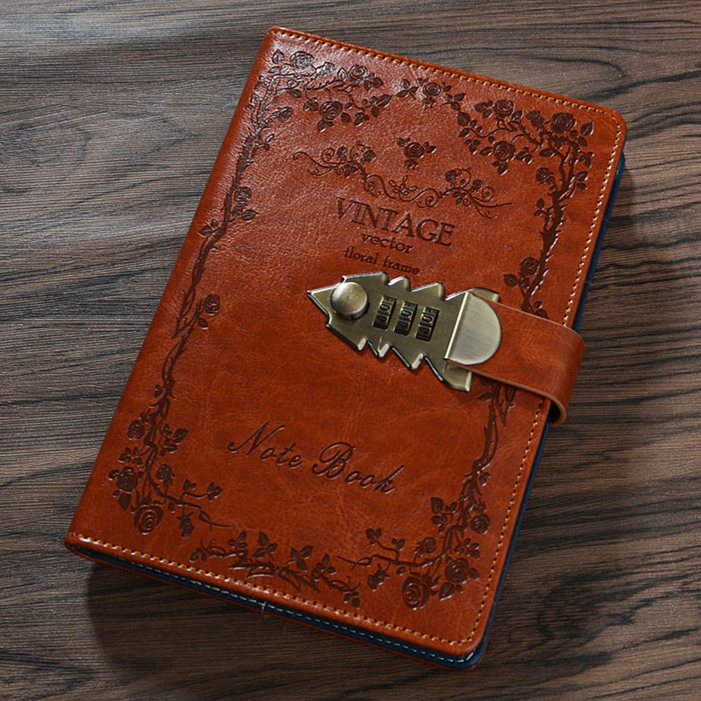 A5 Dagboek met slot, PU-lederen notitieboek, dagboek met afneembaar deksel, voor meisjes, vrouwen en mannen, gelinieerd college-papier, blauw A5 Dagboek met slot, PU-lederen notitieboek, dagboek met afneembaar deksel, voor meisjes, vrouwen en mannen, gelinieerd college-papier, blauw