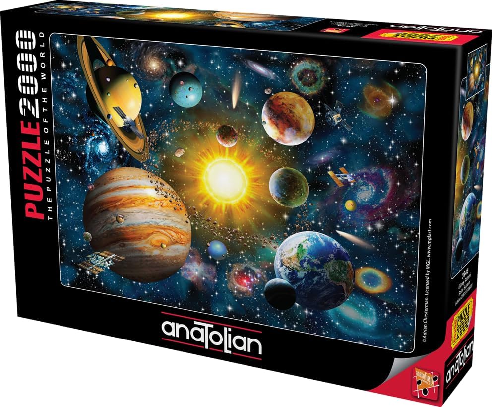 Anatolian Puzzle - Solar System, 2000 Piece Jigsaw Puzzle, Code: 3946, Multicolor