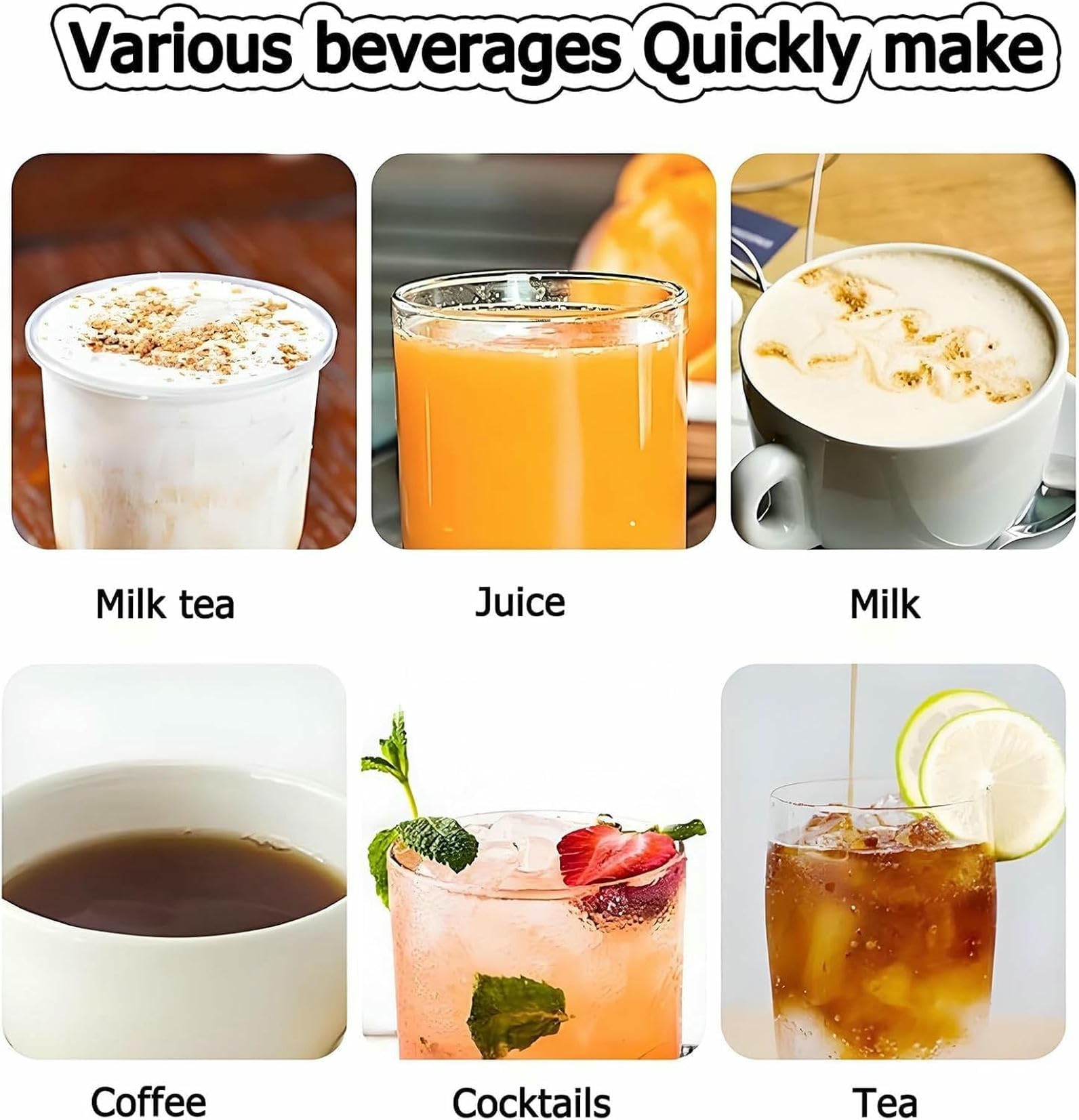 Commerciale Elettrico Bolla Tè Shaker Macchina, Elettrico Doppio Telaio Latte Tè Shaker, 0-180s Regolabile Latte Shake Mixer Macchina Con Doppio 1000 Ml PC Tazze, Per Boba, Cocktail, Caffè ~ /