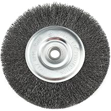 IVY Classic 39056 6-Inch x 5/8 - 1/2-Inch Arbor, Carbon Steel Crimped Bench Wire Wheel - 0.012-Inch Coarse, 1/Card